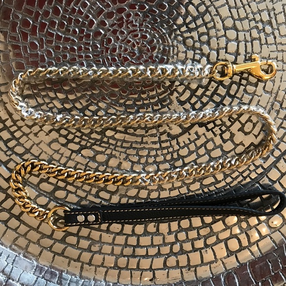 HGP LUXURY HOUNDSTOOTH XS DOG HARNESS & GOLD TONE LEAD - Picture 11 of 13